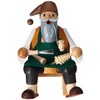KWO Sapling Carver Smoking Men Incense Holder, 15 cm, Wood,