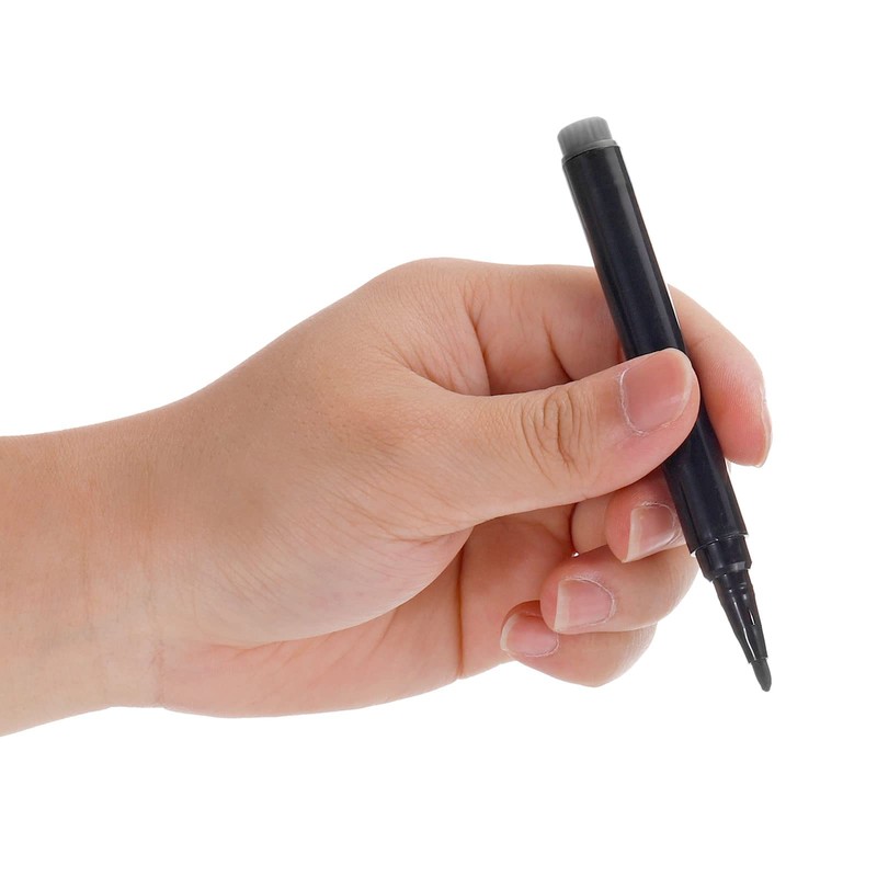 PATIKIL 10 Pack Orange Gray Dry Erase Markers Pen Ink
