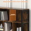 Winkalon Bookshelf, 10 Cube Bookshelf with Canvas Drawer, 3 Tier