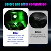 Sylvil 4 PCS USB LED Car Interior Atmosphere Lamp, Portable