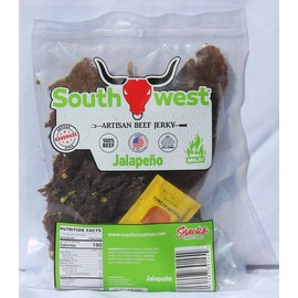 Snacks Creations Southwest Artisan Beef Jerky (Jalapeno) - Jalapeno: 0.9 oz