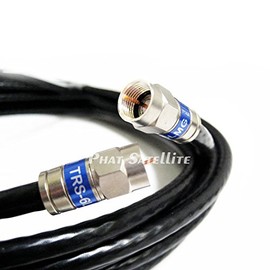 100ft GEL Coat Direct Burial Underground Rg-6 Flooded Coaxial Cable Moisture and Soil Acidity Tolerance Broadband Signal Transmission