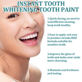 Tooth Paint White Pack of 3 Teeth Colour White Teeth Whitening Teeth White Get Long Lasting Whitening Not Sensitive Quick and Easy to Apply Bright