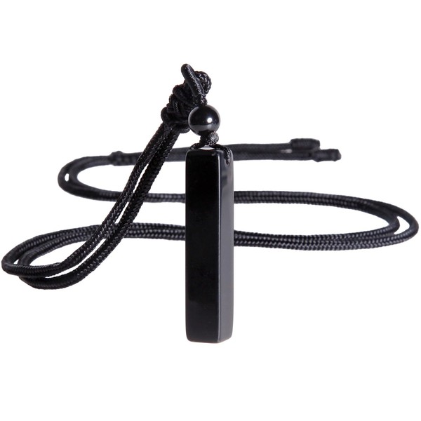 KYEYGWO Cuboid Crystal Pendant for Men and Women, Healing Stone