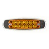 Spyder 6.2" LED Marker Clearance Lights - 12 LED Amber/Red