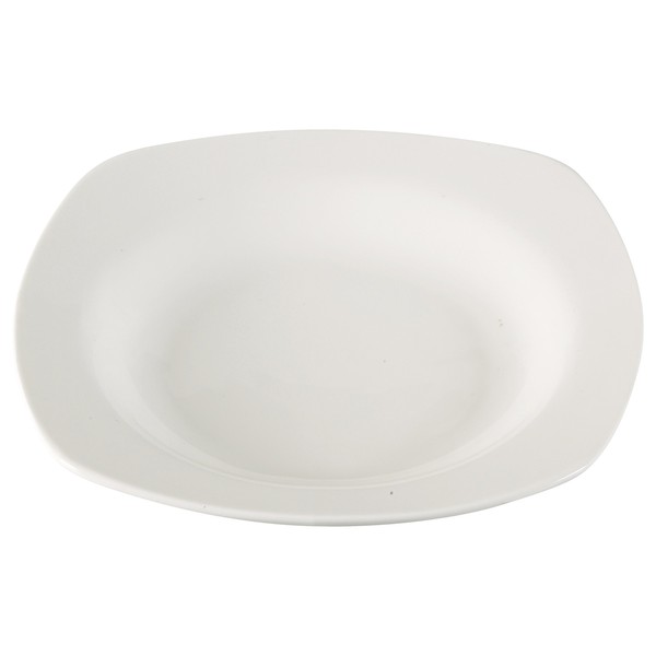 Yanco AC-511 ABCO 11.5" Square Pasta Bowl, 26 oz Capacity,