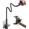 SAIJI Gooseneck Phone Holder for Bed Overall Length 38.6” Flexible