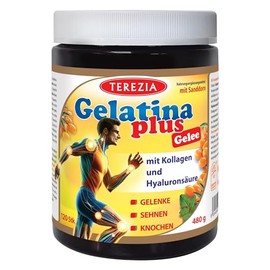 TEREZIA Kollagen Gummibärchen 120 Stück – mit Kollagen Gummies, Hyaluronsäure, Sanddorn & Boswellia, Bewegungsapparat & Haut, glutenfrei, ohne Konservierungsstoffe, 480 g / 16 g täglich