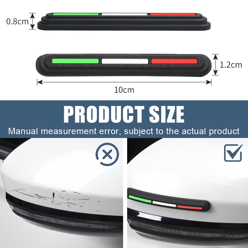 4 Pcs Door Edge Protector Bumper Sticker Car Collision Protector