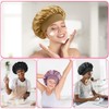 6 Piezas Gorro de Seda para Dormir Ajustable, Capó Gorro