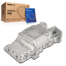 KAX 264-028 Engine Oil Pan with Drain Plug Fit for Ford Escape 2001-2008 3.0L, Mazda Tribute 2001-2006 2008 3.0L, Mercury Mariner 2005-2008 3.0L