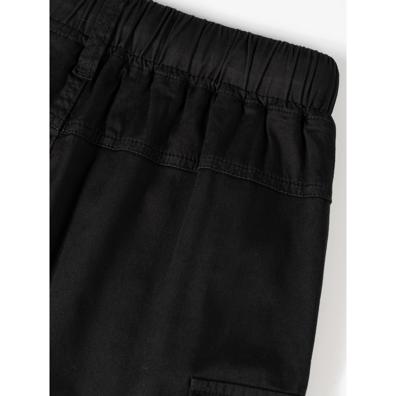 YoungSoul Boys' Shorts, Cargo Shorts, Summer Shorts - Black ,