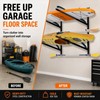 Asxevn Kayak Wall Storage Rack, 4-Pack L-Frame Holder, Black