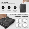 Compression Packing Cubes with Mesh,4 Pcs Travel Packing Cubes Set,Lumobrilla