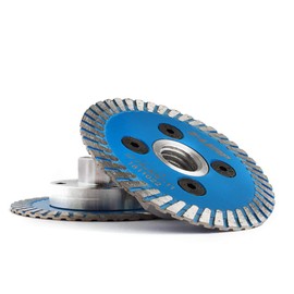 Z-LEAP 3 Inches Diamond Cutting Blade with Removable 5/8-11 Flange Sharpen Stone Marble Concrete