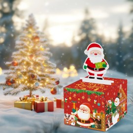 WenmthG Christmas Money Box for Cash Gift Pull - Surprise - Red