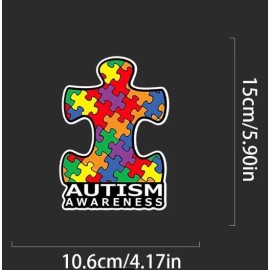Unbranded Autism Stickers for Car, Window, and Laptop - Autism Awareness