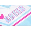 [ReliBeauty] チアガール キッズ 女の子 チアダンス 衣装 セット ブルー 110
