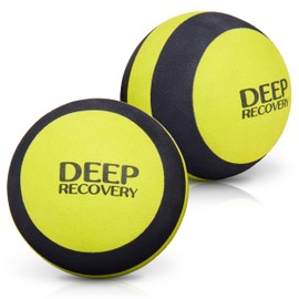 Deep Recovery 4-Inch Firm Yoga Deep Tissue Massage Ball Set – Myofascial Release Balls for Feet, Back, Neck, Legs & Arms – Trigger Point & Mobility Therapy (2-Pack)
