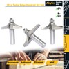 Akylin 3Pcs Table Edge and Handrail Router Bit,1/2 Inch Shank,