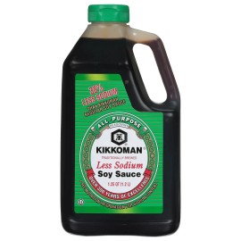 Kikkoman Less Sodium soy sauce, 40 oz ,Free Shipping......
