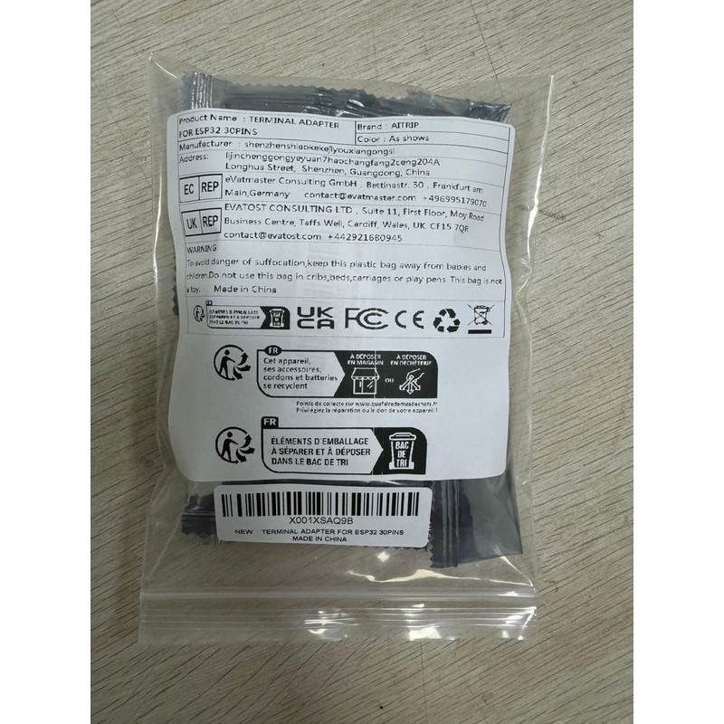 3pcs ESP32 Breakout Board GPIO 1 in 2 Compatible with