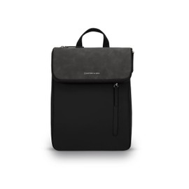 Kapten & Son Vallen Backpack 6 L | Backpack Women & Men | Small Backpack Ideal as a Daypack, Daypack, City Backpack | Backpack Handbags, all black