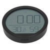 Indoor Thermometer Hygrometer Multifunction Thin Accurate Wall Mounted Digital Alarm