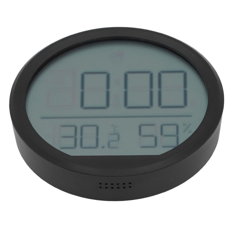 Indoor Thermometer Hygrometer Multifunction Thin Accurate Wall Mounted Digital Alarm
