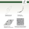 DE-COmmerce Flexbamboo ready-made parquet made of solid bamboo, rolled goods,
