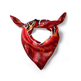 Ambesonne Poland Head Scarf, Pop Art Inspired Dramatic, Hair Wrap, 27" X 27"