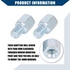 Hihaha 8mm LH to 10mm LH Rearview Mirrors Adapter for