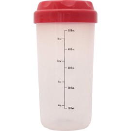 Kokubo KH-075 Protein Shaker, Red, 16.9 fl oz (500 ml)