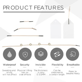 JYNVO 40 Stück Face Lifting Tape, Face Tape Lifting Gesicht, Facelifting Aufklebers Anti Falten Pflaster für Makeup, Doppelkinn, V-line, Fältchen, Schlaffe Haut, Schlupflider