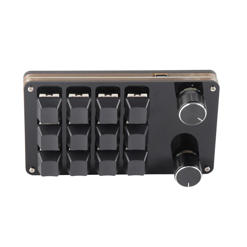 Red Switch Macro Keyboard Plug and Play Ergonomic Customized Knobs