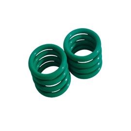 MACHSWON 50 Pcs Fluorine Rubber O-Rings Gasket Rubber Washer Round Sealing Ring 17mm OD 13mm ID 2mm Width FKM Gasket Rings Seal Grommets Green
