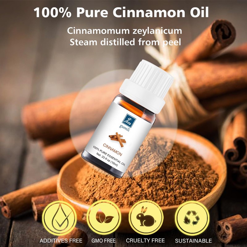 GM Gumili Cinnamon Oil - Pure Organic Essential Oil for