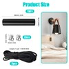 2 Pcs Bathroom Pull Cords, Black Zinc Alloy Light Pulls