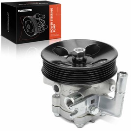 A-Premium Power Steering Pump, with Pulley, Compatible with Hyundai Genesis 2009-2014, 3.8L, Replace # 571003M000