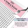 CoMango Short Stem Premade Fans Eyelash Extensions 320 Fans Pre