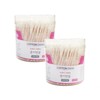 EasyN Sterilized Paper Cotton Swabs (Cylindrical, 200pcs) - 5-Pack Premium Cotton Swabs