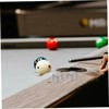 WHAMVOX 3pcs Transparent Acrylic Pool Cue Chalk Case Durable Billiard