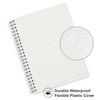 RETTACY 3 Pack Squared Spiral Notebook A5 Graph Grid Wirebound