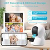 5G/2.4G Indoor Security Camera, 2K WiFi Camera for Home Security