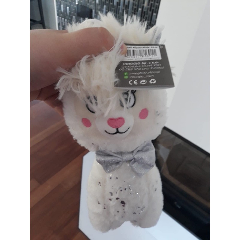 InnoGIO GIOplush Alpaca - White, 30 cm