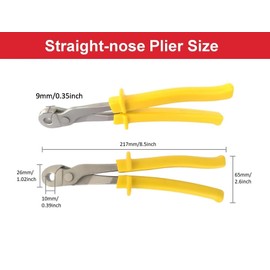 2 Pack J-Clip Pliers for Cage, Gabions, Fencing Making or Reparing