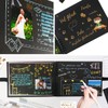 Kaszoo Photo album for self-design, DIY, 80 black pages, can