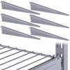 Wonderjune Adjustable Locking Shelf Bracket 16 Inch Shelf Brackets Heavy