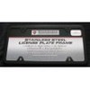 AutoStuff - Camisasca Matte Black License Plate Frame 4 Hole