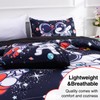 Meeting Story 3Pieces Universe Space Themed Comforter Set Planet Astronaut
